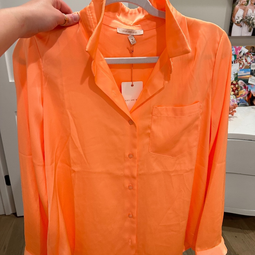 Boutique Button Up top